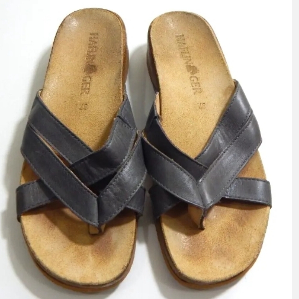 Haflinger Strappy Slip On Sandals